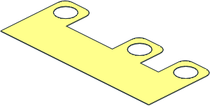 Minifig Skirt  1.4L with Straight Bottom