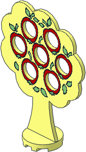 Fabuland Tree with Apples Pattern