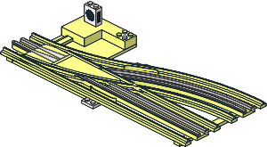 Train Track 12V Tapered Point Left Electric (Straight) Train Track 12V Tapered Point Left Electric (Straight)