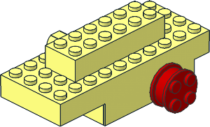 Motor Windup 4 x 10 x 3 with Red Wheels Motor Windup 4 x 10 x 3 with Red Wheels