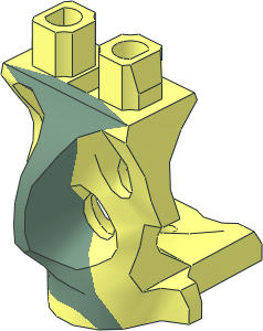 Minifig Hips Ghost with Sand Green Pattern