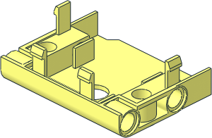 ~Electric Powered Up Large Angular Motor Front Bottom ~Electric Powered Up Large Angular Motor Front Bottom