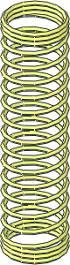 Technic Shock Absorber  9L Spring Medium (Extended)
