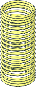 Technic Shock Absorber  9L Spring Medium (Compressed)