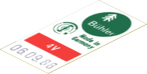 ~Sticker for Electric Motor 4.5V