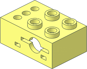 ~Electric Brick 2 x 3 Sensor Touch 4.5V Top ~Electric Brick 2 x 3 Sensor Touch 4.5V Top