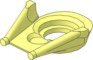 Minifig Collar SW Darth Vader Helmet Bottom