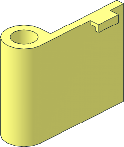 ~Door  1 x  3 x  3 Left with Window and Horizontal Handle - Lower