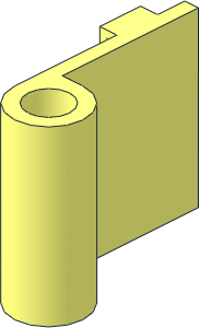~Door 1 x 3 x 3 Right with Window and Horizontal Handle - Lower ~Door 1 x 3 x 3 Right with Window and Horizontal Handle - Lower