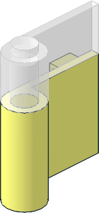 Door 1 x 3 x 3 Right with Window and Horizontal Handle Door 1 x 3 x 3 Right with Window and Horizontal Handle