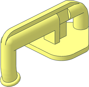 Train Coupling Hook with Notch Train Coupling Hook with Notch