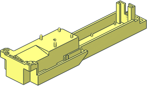 ~Electric Light & Sound Insectoid Tail 4 x 20 x 4.333 - Bottom Part ~Electric Light & Sound Insectoid Tail 4 x 20 x 4.333 - Bottom Part