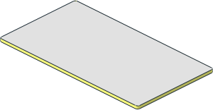 Sheet Plastic  3.6 x  6.6 Rectangular with Mirror Glass Pattern Sheet Plastic  3.6 x  6.6 Rectangular with Mirror Glass Pattern