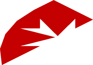 ~White Maltese Cross on Red - 1/2 Pattern