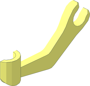 ~Minifig Arm Bent - Half