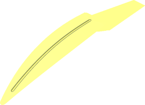 ~Plant Leaves  6 x  5 Swordleaf with C-Center Leaf