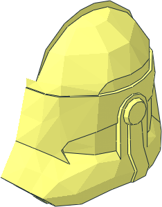 ~Minifig Helmet SW Clone Trooper Phase 2 - Half