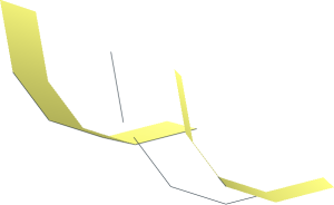 ~Minifig Tool Gavel Conditional Lines and Cone Segments - 1/8