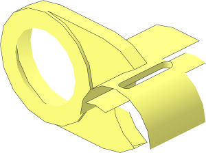 ~Technic Axle Connector  2 x  3 Quadruple - 1/4