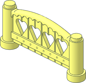 Fabuland Fence 1 x 6 x 2 Rounded Fabuland Fence 1 x 6 x 2 Rounded