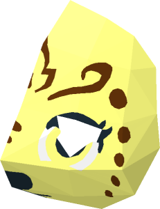 ~Animal Squirrel Face Half with Black Nose, Mouth and Eyes with Eyelashes and Reddish Brown Face Decorations Pattern