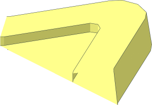 ~Plate  1 x  1 Round with Five-Pointed Star Top and Pin Hole Arm