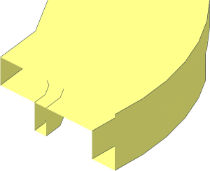 ~Plate  4 x  4 Round with  2 x  2 Round Hole - 1/8