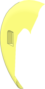 ~Minifig Head Round  1.8 x  1.8 Biscuit Filling - 1/4