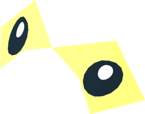 ~Animal Cat Standing Looking Forward with White Chest and Muzzle and Bright Pink Nose Pattern - Eyes