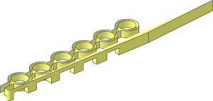 ~Wing  4 x  9 with Stud Notches Half