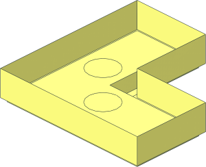 ~Tile  2 x  2 Corner without Top Face