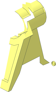 ~Wheel Rim 34 x 56 with  6 Spokes and  6 Pegholes Spoke Half