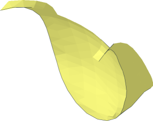 ~Minifig Hood Folded Down - Inside