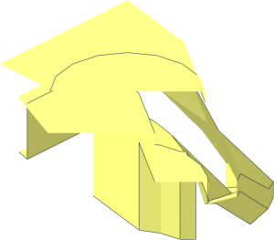 ~Brick  2 x  2 Round with 4 Petals Base and Axle Hole 1/8