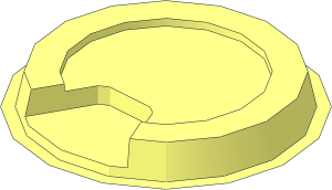 ~Minifig Cup Takeaway Lid Top