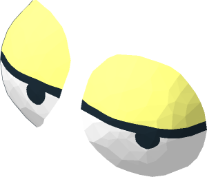 ~Minifig Head Simpsons Bart Simpson Eyes Looking Left