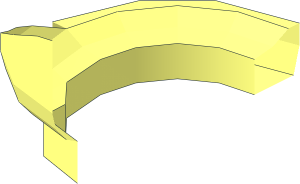 ~Minifig Bandana Ninja Neck - 1/4