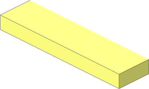 ~Plate  8 x  8 x  0.667 - Attached Plate  1 x  4