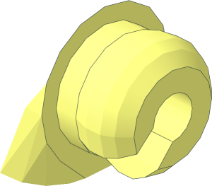 ~Minifig Arm Right Dual Mould Upper Half Inner