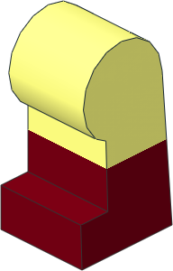 ~Minifig Leg Left with Dark Red Lower Leg Pattern (Obsolete) ~Minifig Leg Left with Dark Red Lower Leg Pattern (Obsolete)