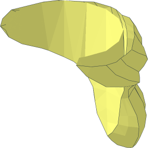 ~Minifig Construction Helmet with Hair Ponytail