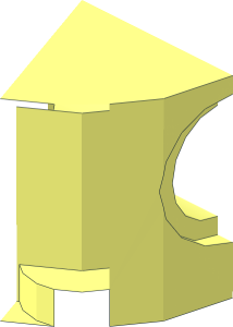 ~Brick  2 x  2 Round with Pin Holes - 3/16 without Patterned Surface