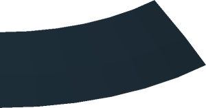 ~Dish  6 x  6 Inverted - No Studs with Handle with Black and Magenta Concentric Lines and Thin Magenta Grill Pattern - Outer Rim 1/8