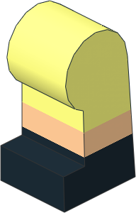 ~Minifig Leg Left with Light Nougat Lower Leg and Black Shoes Pattern (Obsolete) ~Minifig Leg Left with Light Nougat Lower Leg and Black Shoes Pattern (Obsolete)