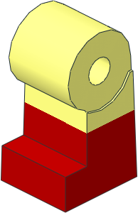 ~Minifig Leg Right with Red Lower Leg Pattern (Obsolete) ~Minifig Leg Right with Red Lower Leg Pattern (Obsolete)