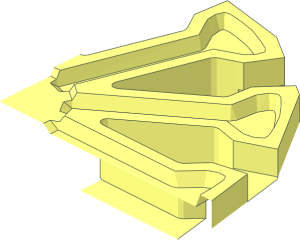 ~Wheel Rim 11 x 18 Front with 10 Spokes - 1/4