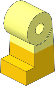 ~Minifig Leg Right with Yellow Lower Leg Pattern (Obsolete) ~Minifig Leg Right with Yellow Lower Leg Pattern (Obsolete)