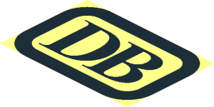 ~German Railways Logo Black
