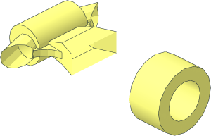 ~Holder Ring with  3 Bars and  3 Bar Tubes - 1/3
