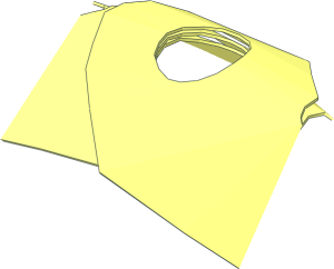 ~Figure Friends Cape Cloth Neck Area Formed